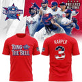 Harper #3 Philadelphia Phillies All Star Game 2026 Ring The Bell T-Shirt Phillies Merch - Merchluma
