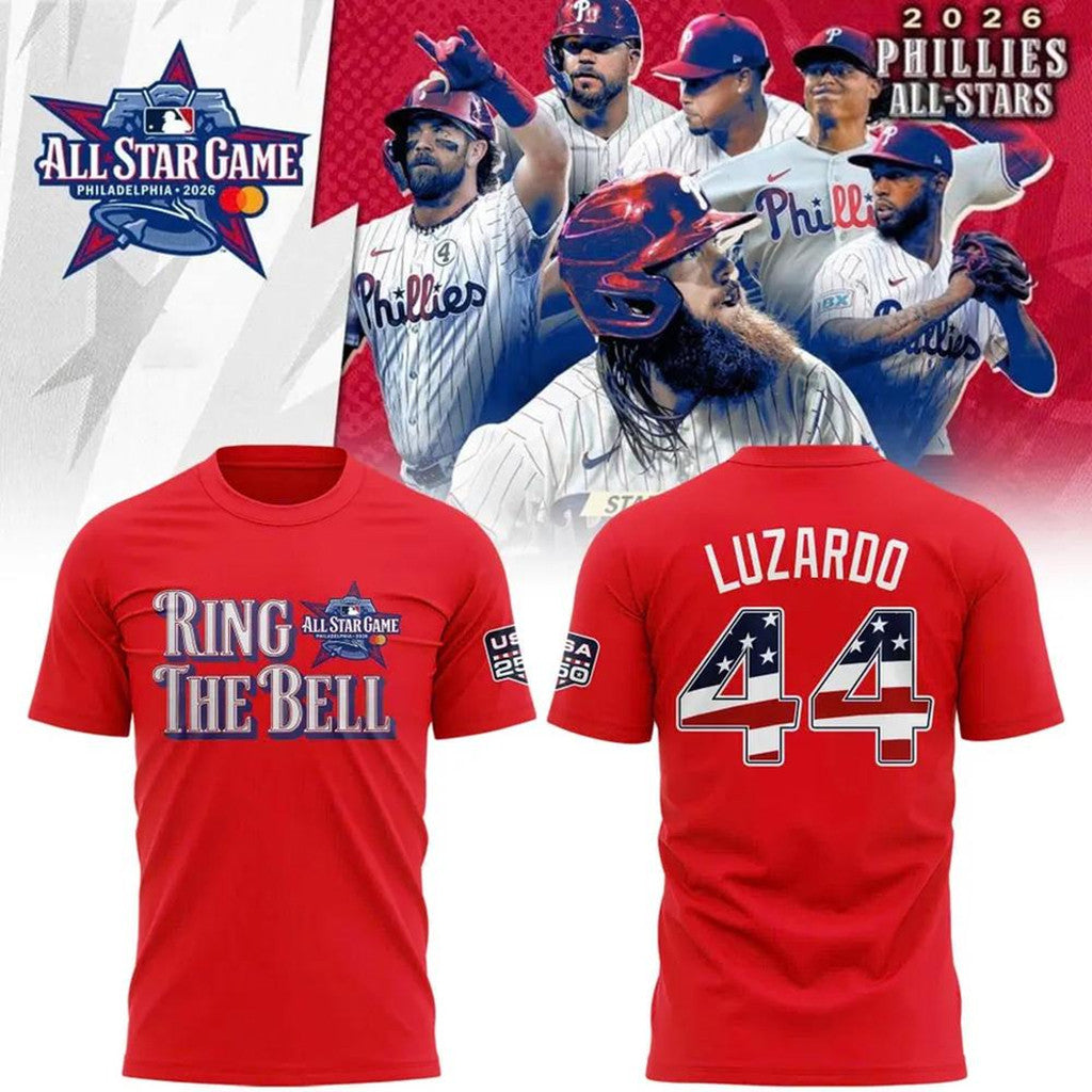 Luzardo #44 Philadelphia Phillies All Star Game 2026 Ring The Bell Shirt Phillies Merch Gifts - Merchluma