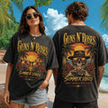 Guns N' Roses Summer Vibes Tropical Sunset T-Shirt 2026 Guns N'Roses Merch Rock Fan Gifts - Merchluma