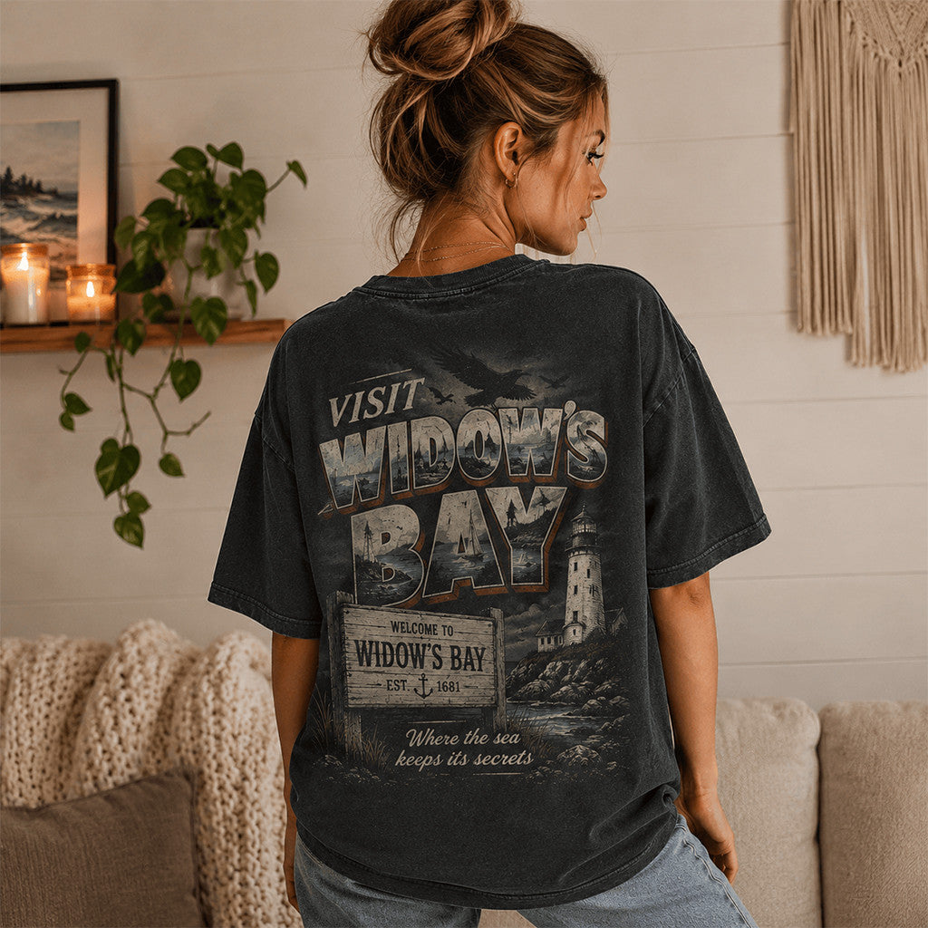 Widow's Bay Est 1681 Coastal Destination Wash T-Shirt Widow's Bay Merch Gifts For Fans - Merchluma