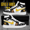 Personalized Guns N Roses World Tour 2026 High Top Sneakers Rock Fan Shoes GNR Merch Best Gifts - Merchluma
