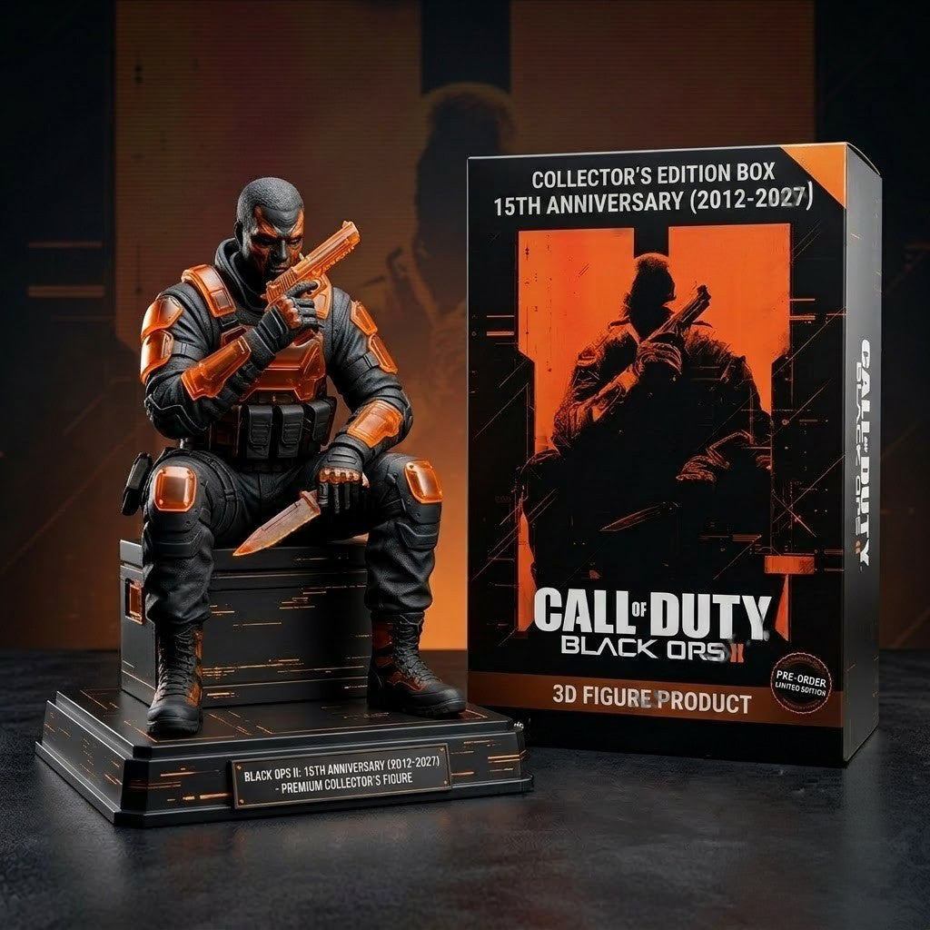 Call Of Duty Black Ops II 15th Anniversary Funko Pop Call Of Duty Merch Best Gift For Husband - Merchluma