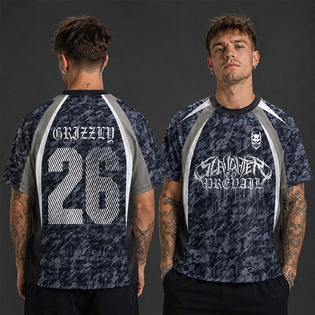 Slaughter To Prevail 2026 Grizzly Football Jersey Slaughter To Prevail Merch Gifts For Fans - Merchluma