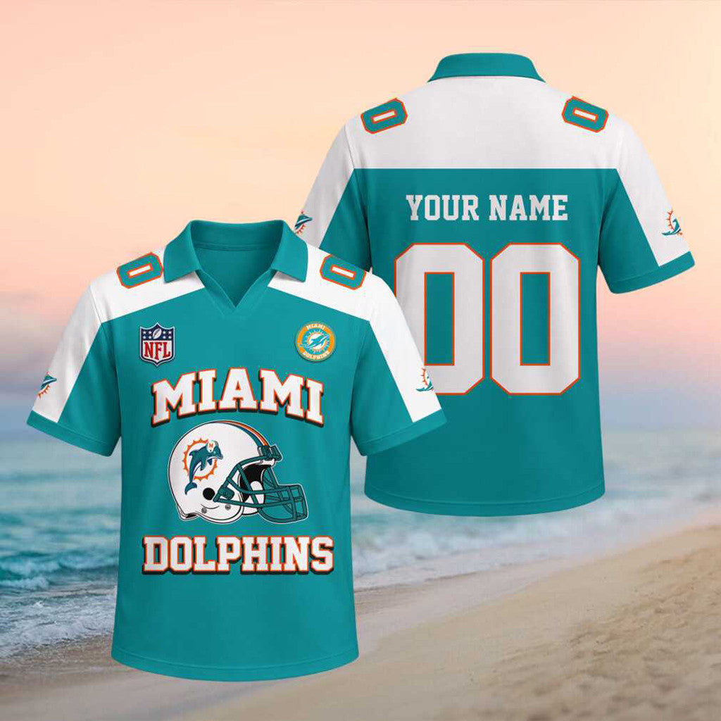Personalized Miami Dolphins Football Team Retro 2026 Season Jersey Miami Dolphins Merch Gifts - Merchluma