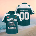 Personalized Philadelphia Eagles Football Team V-Neck Jersey Eagles Merch Football Fan Gifts - Merchluma