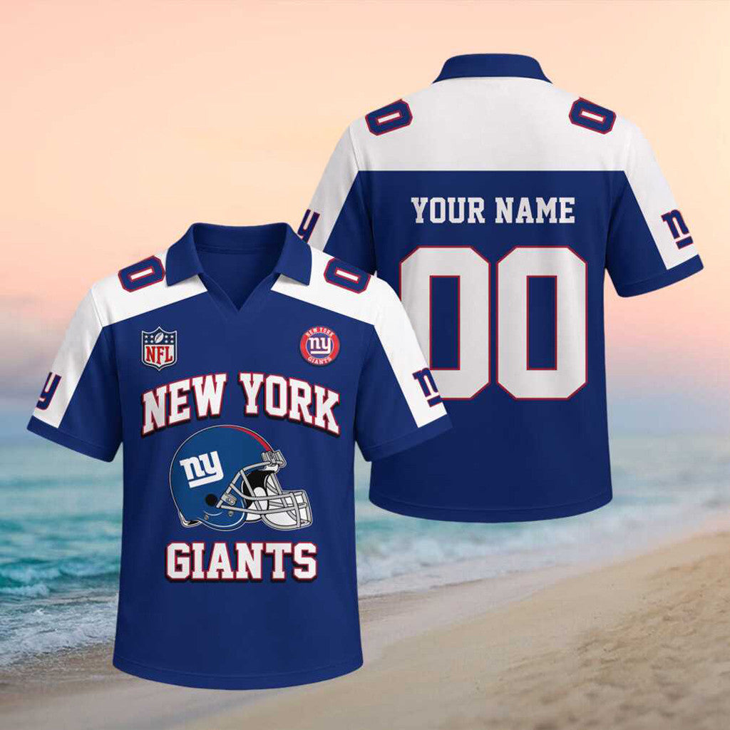 Personalized New York Giants Football Team Retro Jersey Shirt 2026 NY Giants Merch Fan Gifts - Merchluma