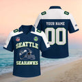 Personalized Seattle Seahawks Football Team 2026 Season V-Neck Jersey Seahawks Merch Fan Gifts - Merchluma