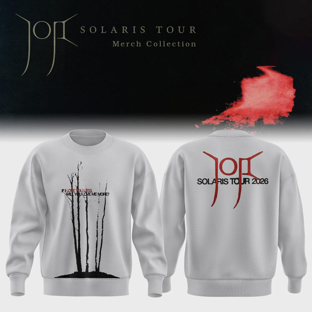 Joji Solaris Tour Merch 2026 Will You Love Me More Crewneck Sweatshirt Gift For Music Lover - Merchluma