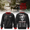 Zach Bryan Merch With Heaven On Tour 2026 Sweatshirt Black Gifts For Music Lovers - Merchluma