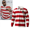 Jadakiss Jay Z Concert Dog Head Striped Long Sleeve Polo Shirt Gift Ideas For Friends - Merchluma