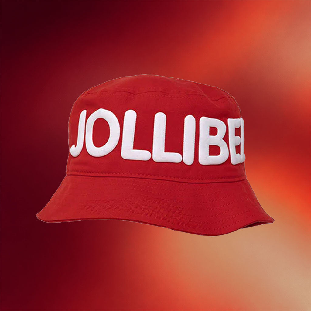 Jollibee Merch 2026 Jollibee Bucket Hat Red Foodie Gear Birthday Present For BFF - Merchluma