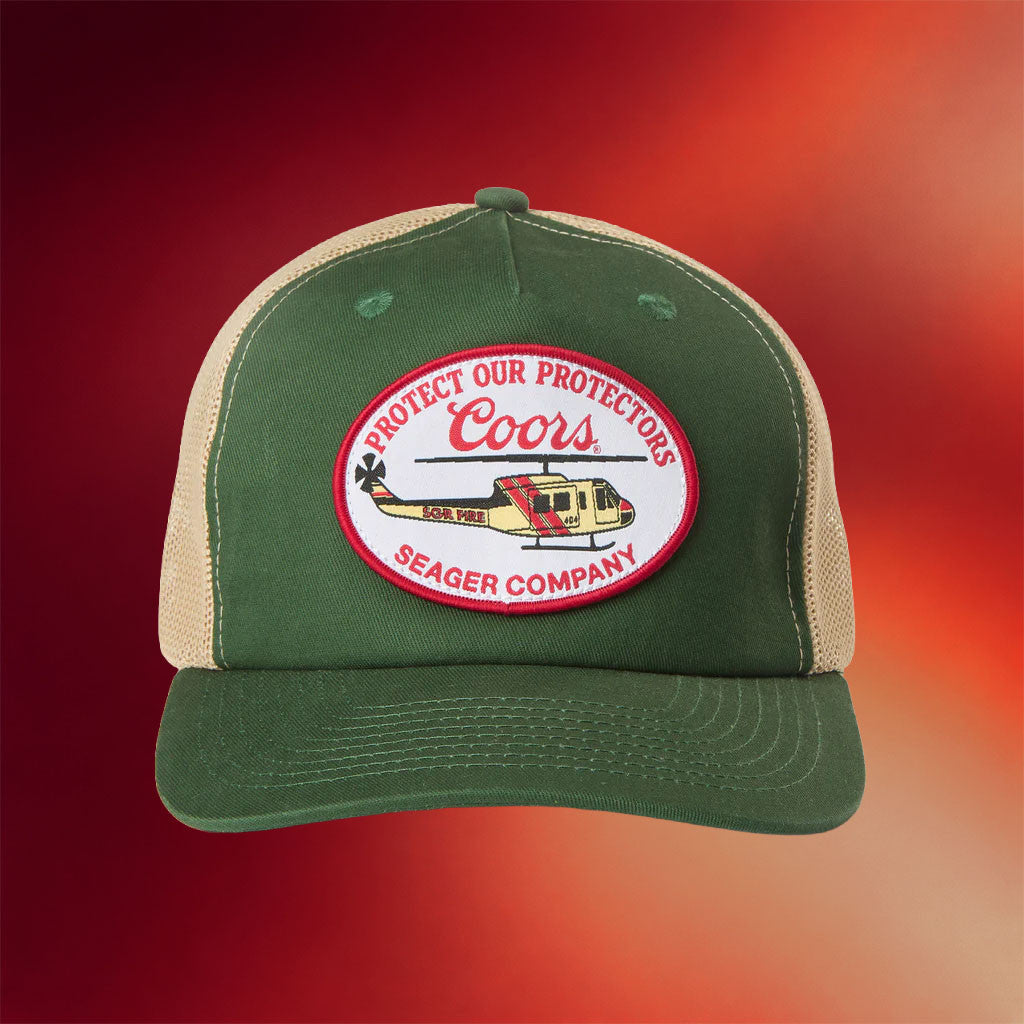 Seager Co Merch 2026 Seager X Coors Banquet Helo Trucker Hat Unique Gift For Boyfriend - Merchluma