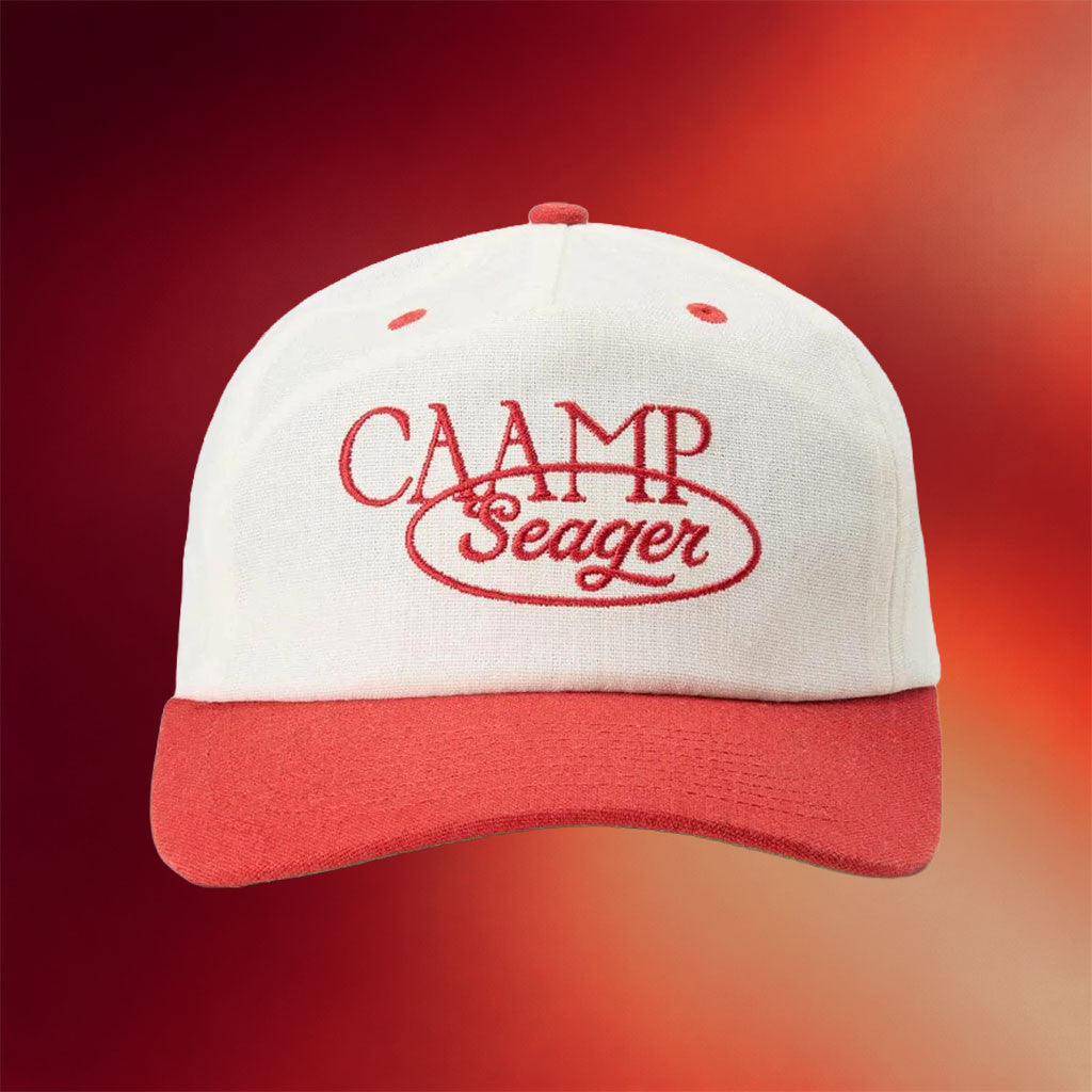 Seager Co Merch 2026 Seager X Caamp Hemp Embroidered Hat Two Tone Cap Gift For BFF - Merchluma