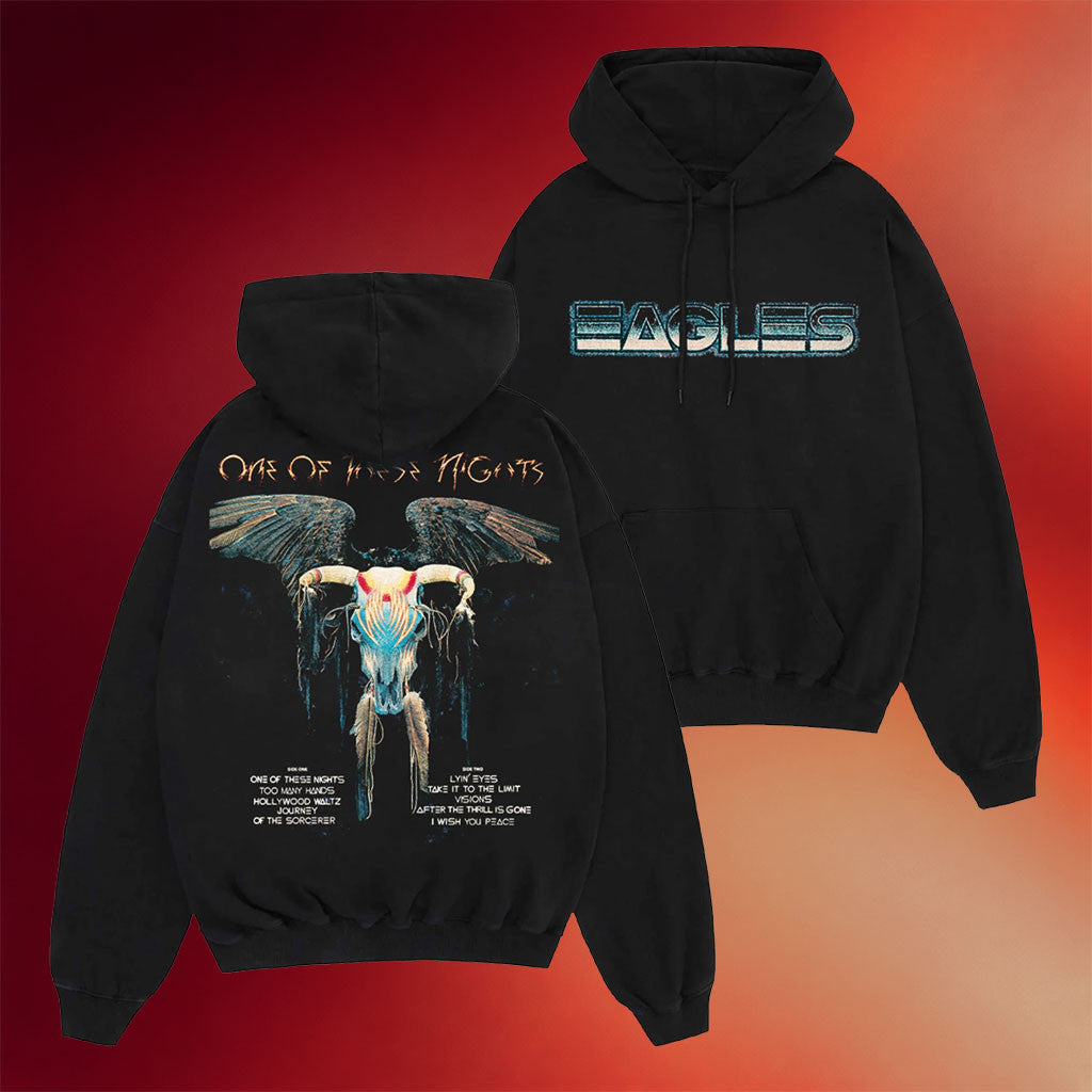 Eagles Merch 2026 One Of These Nights Hoodie Black Best Gift For Band Fans - Merchluma