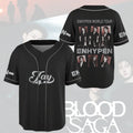 Enhypen 2026 Blood Saga World Tour Baseball Jersey Jay Jersey Enhypen Blood Saga Merch - Merchluma