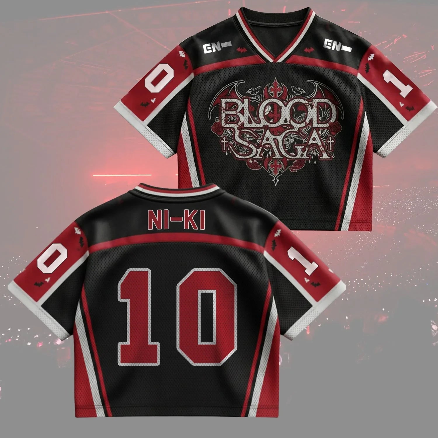 #10 Ni-Ki Enhypen Merch 2026 Immersive Blood Saga Enhypen World Tour Jersey Kpop Gear Fan Gifts - Merchluma