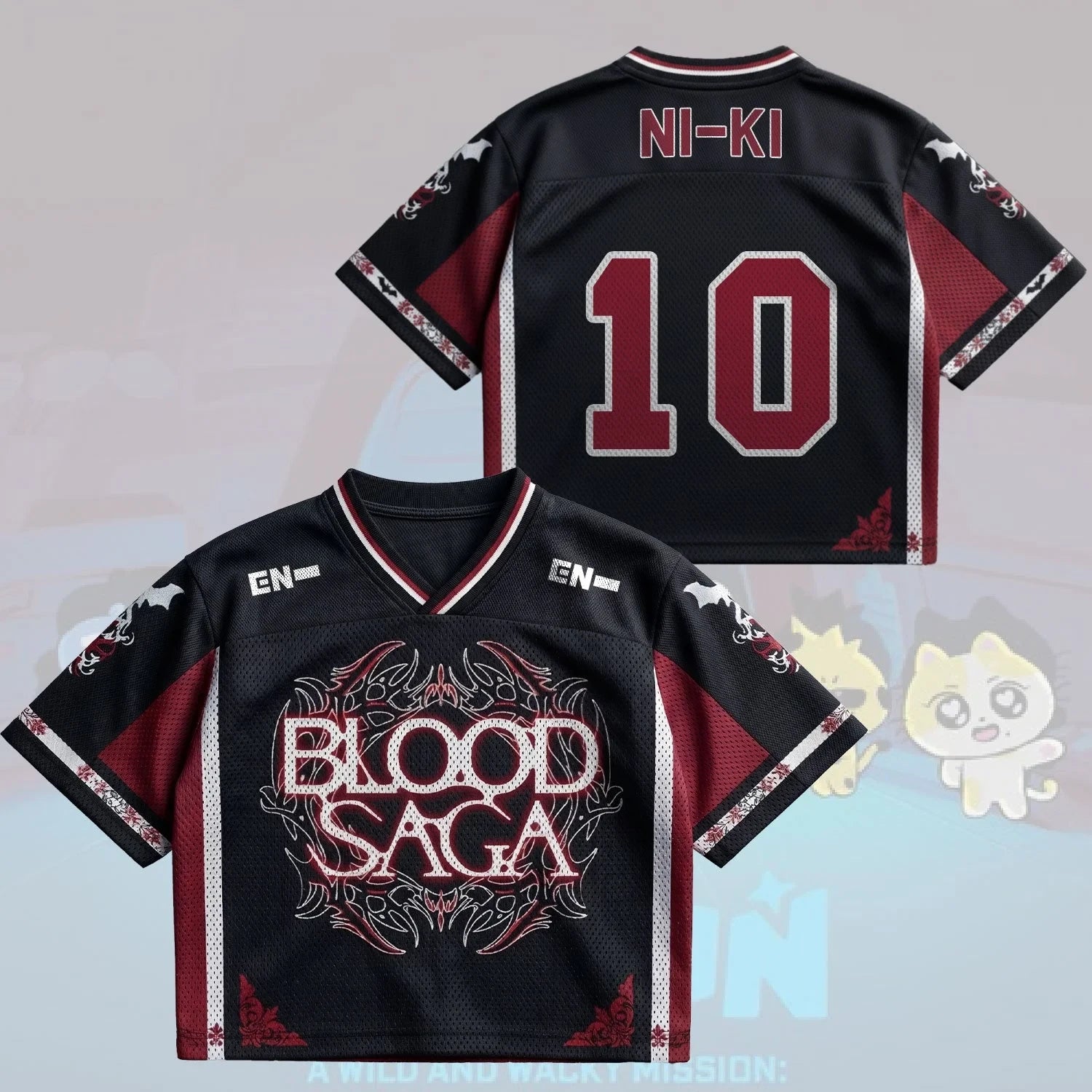 Bittersweet Blood Saga Enhypen World Tour 2026 Jersey #10 Ni-Ki Enhypen Merch Gift For Her - Merchluma
