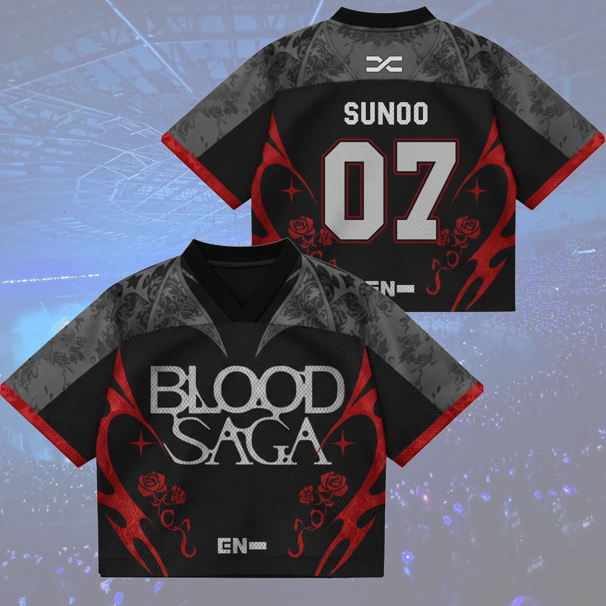Blood Saga Enhypen Merch 2026 Untold Vampire World Tour Jersey Sunoo 07 Jersey Kpop Fan Gifts - Merchluma