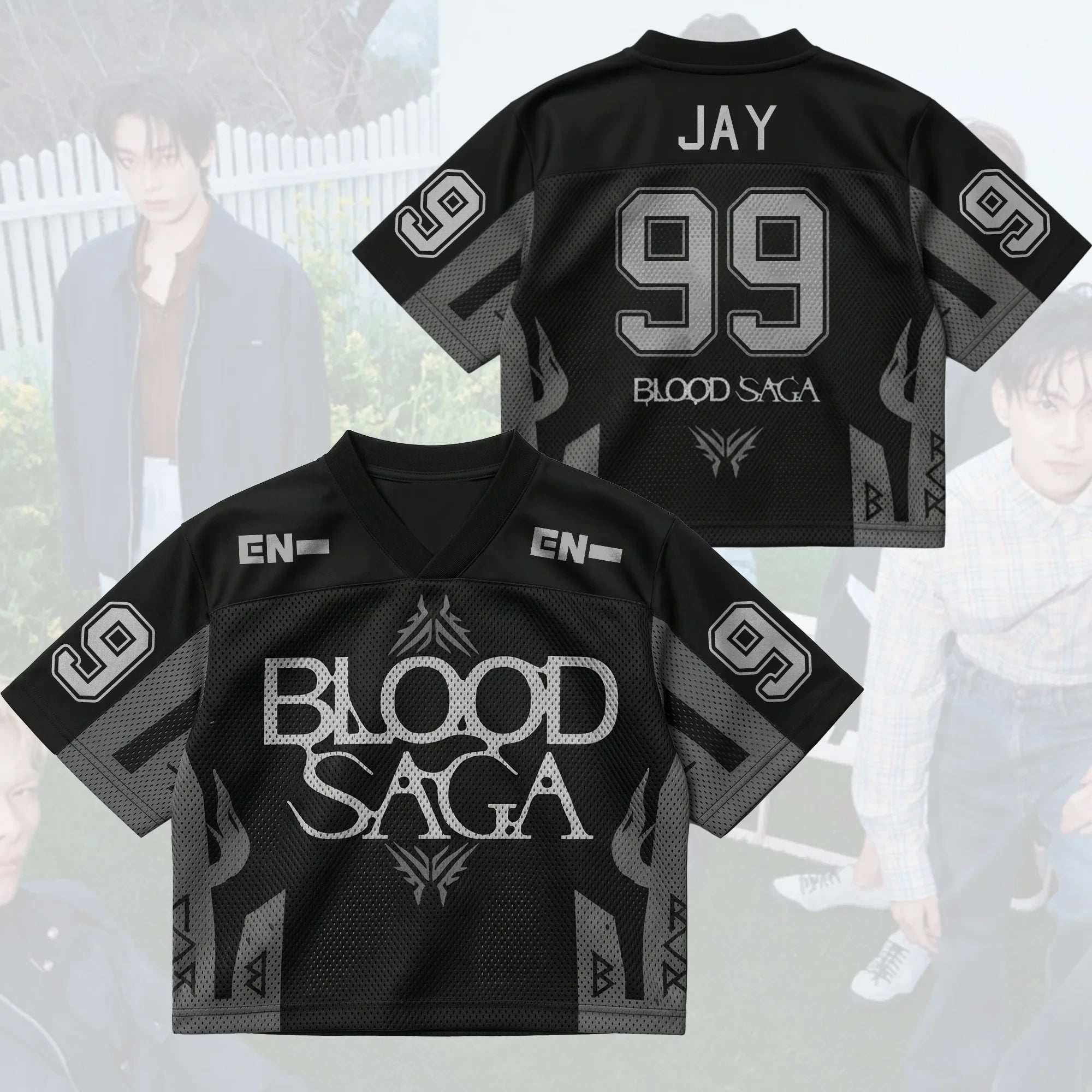 Blood Saga Merch 2026 Midnight Blood Saga Enhypen World Tour Jersey 99 Jay Jersey Kpop Gifts - Merchluma