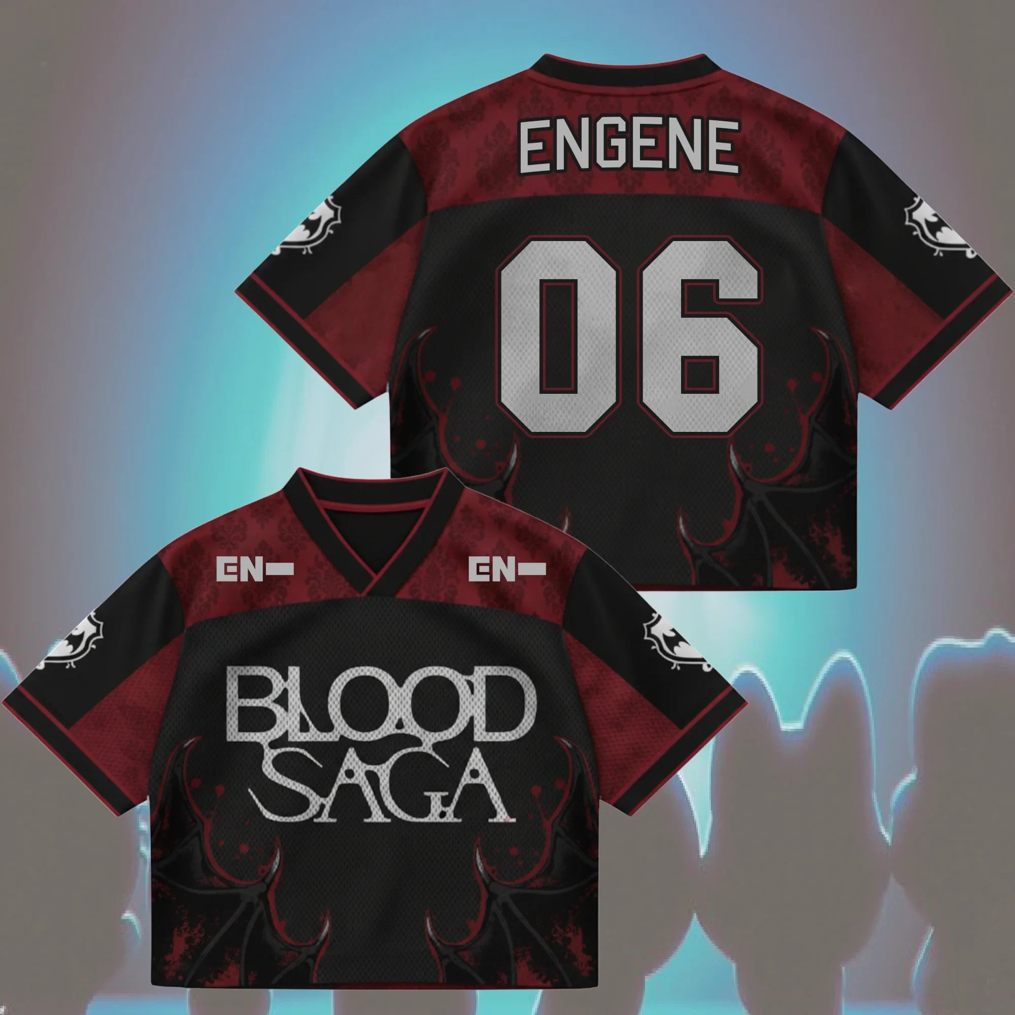 Engene #06 Enhypen Merch Blood Saga Enhypen World Tour Jersey Gifts For Friends - Merchluma