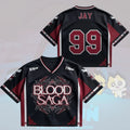 Enhypen Merch 2026 Bittersweet Blood Saga Enhypen World Tour Mesh Jersey No 99 Jay Jersey - Merchluma