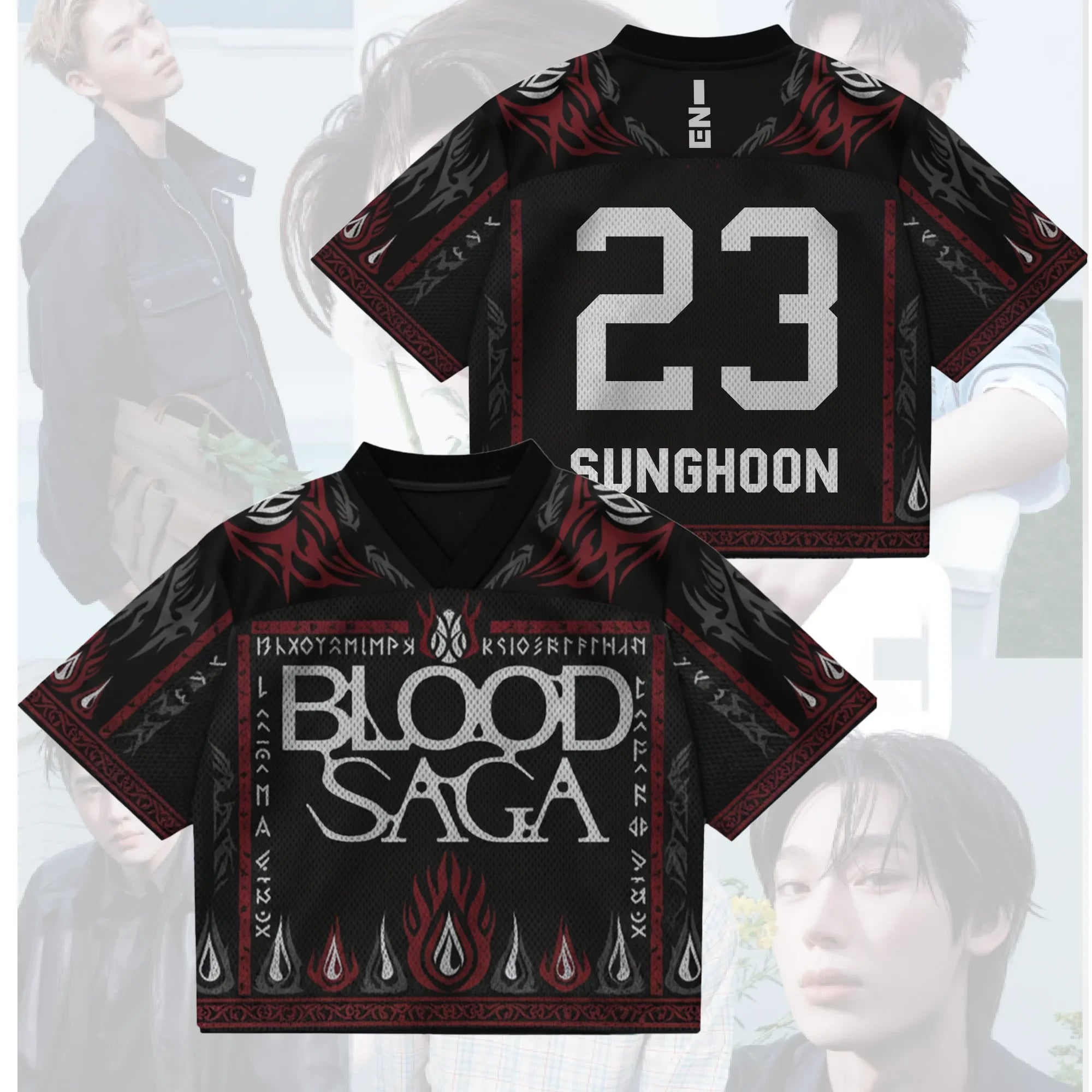 Untold Story Blood Saga Enhypen World Tour Jersey 23 Sunghoon Enhypen Merch Best Gifts For BFF - Merchluma