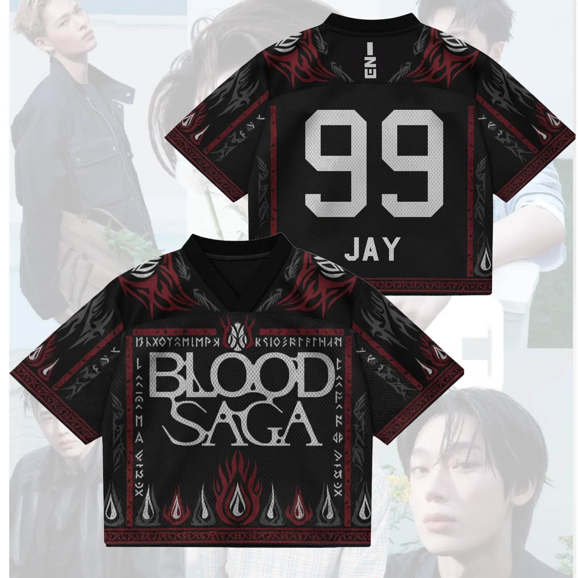 Untold Story Blood Saga Enhypen World Tour Jersey 99 Jay Enhypen Merch Best Gifts For Her - Merchluma