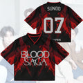 Sunoo Jersey Crimson Awakening Blood Saga Enhypen World Tour Jersey 2026 Enhypen Tour Merch - Merchluma