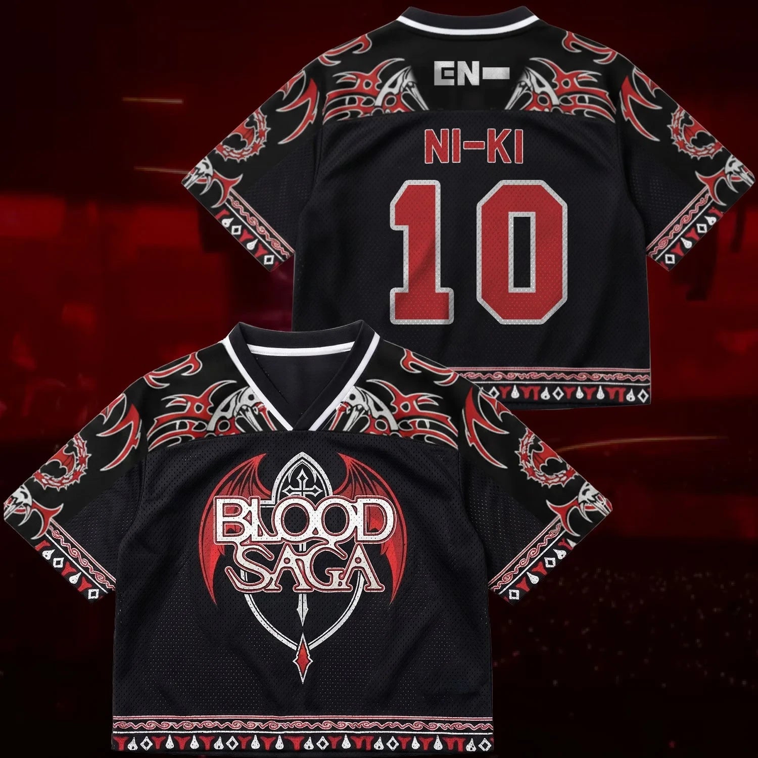 Theatrical Blood Saga World Tour Enhypen Jersey 10 Ni-Ki Enhypen Concert Merch 2026 Kpop Gear - Merchluma
