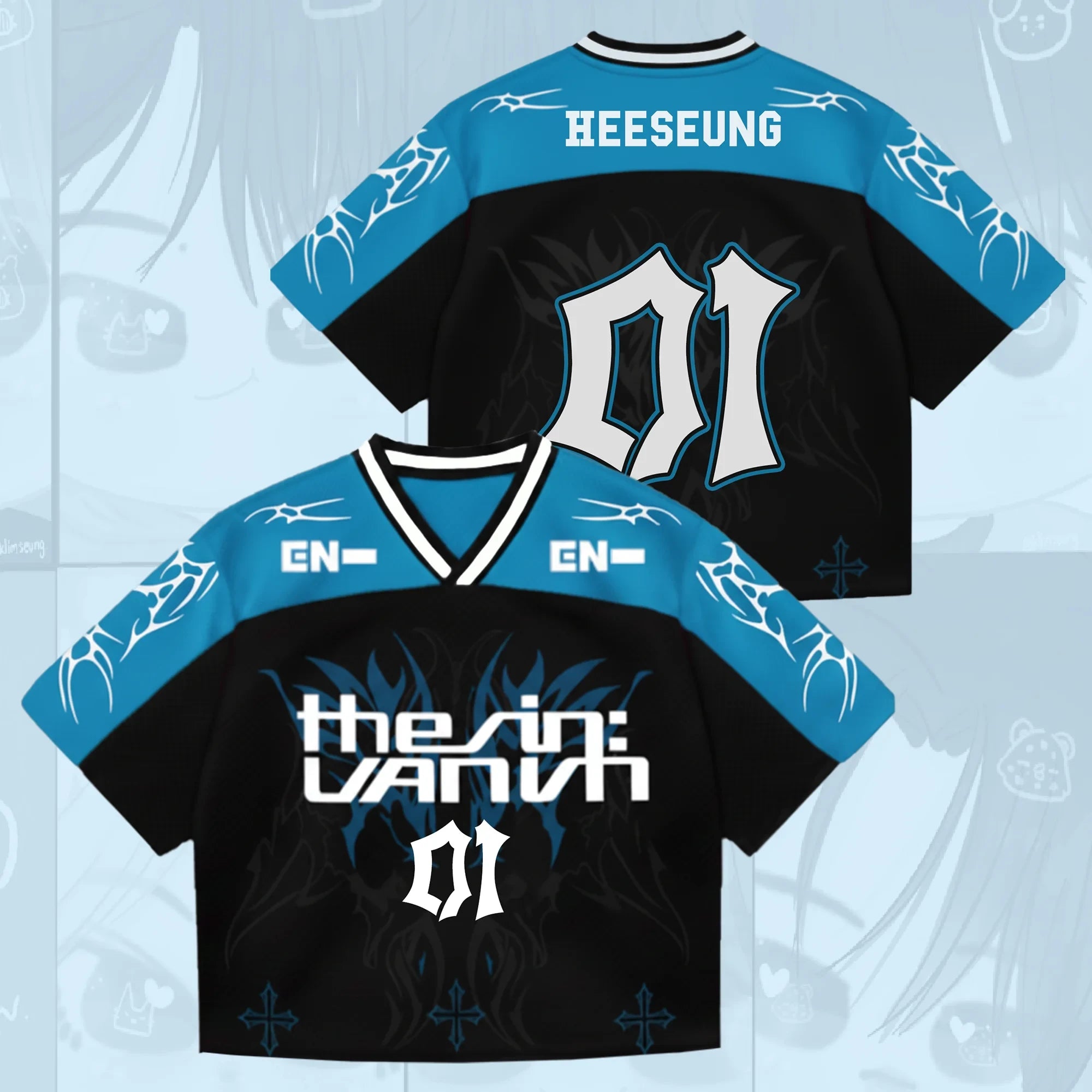 01 Heeseung Jersey Enhypen Merch 2026 THE SIN VANISH Enhypen Album Jersey Kpop Fan Gifts - Merchluma