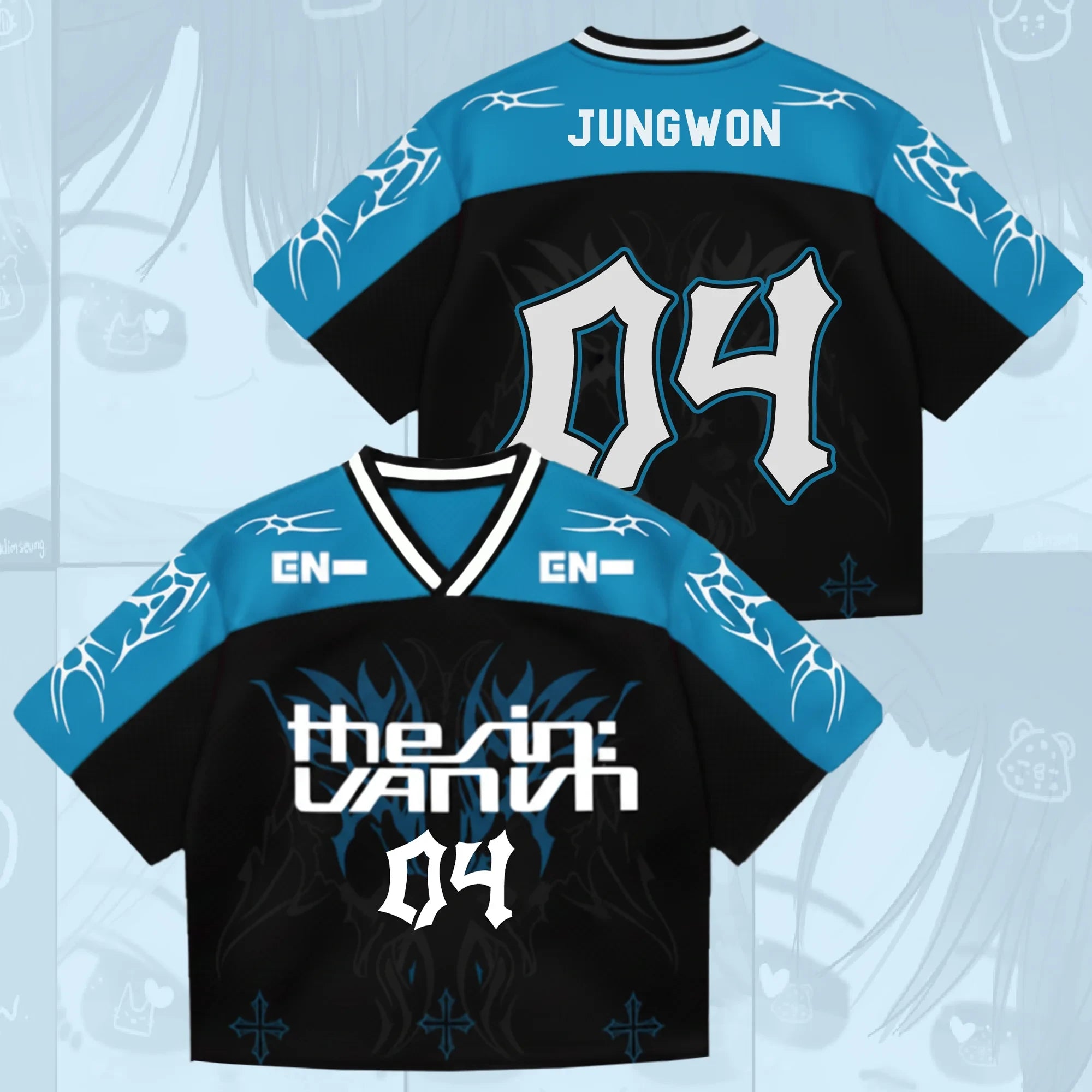 04 Jungwon Jersey Enhypen Merch 2026 THE SIN VANISH Enhypen Album Jersey Gift For Kpop Fans - Merchluma