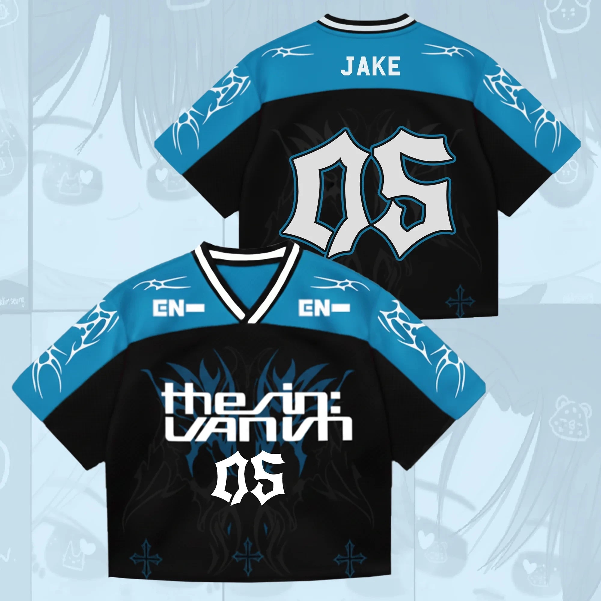 05 Jake Jersey Enhypen Merch 2026 THE SIN VANISH Enhypen Album Jersey Kpop Fan Apparel - Merchluma