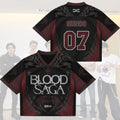 Sunoo #07 Enhypen Merch Blood Saga Enhypen Tour Jersey Gothic Bat Wing Gear Gift For Fan - Merchluma