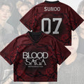 Enhypen Merch Tour 2026 Crimson Rose Enhypen Blood Saga World Tour Jersey 07 Sunoo Jersey Gifts - Merchluma