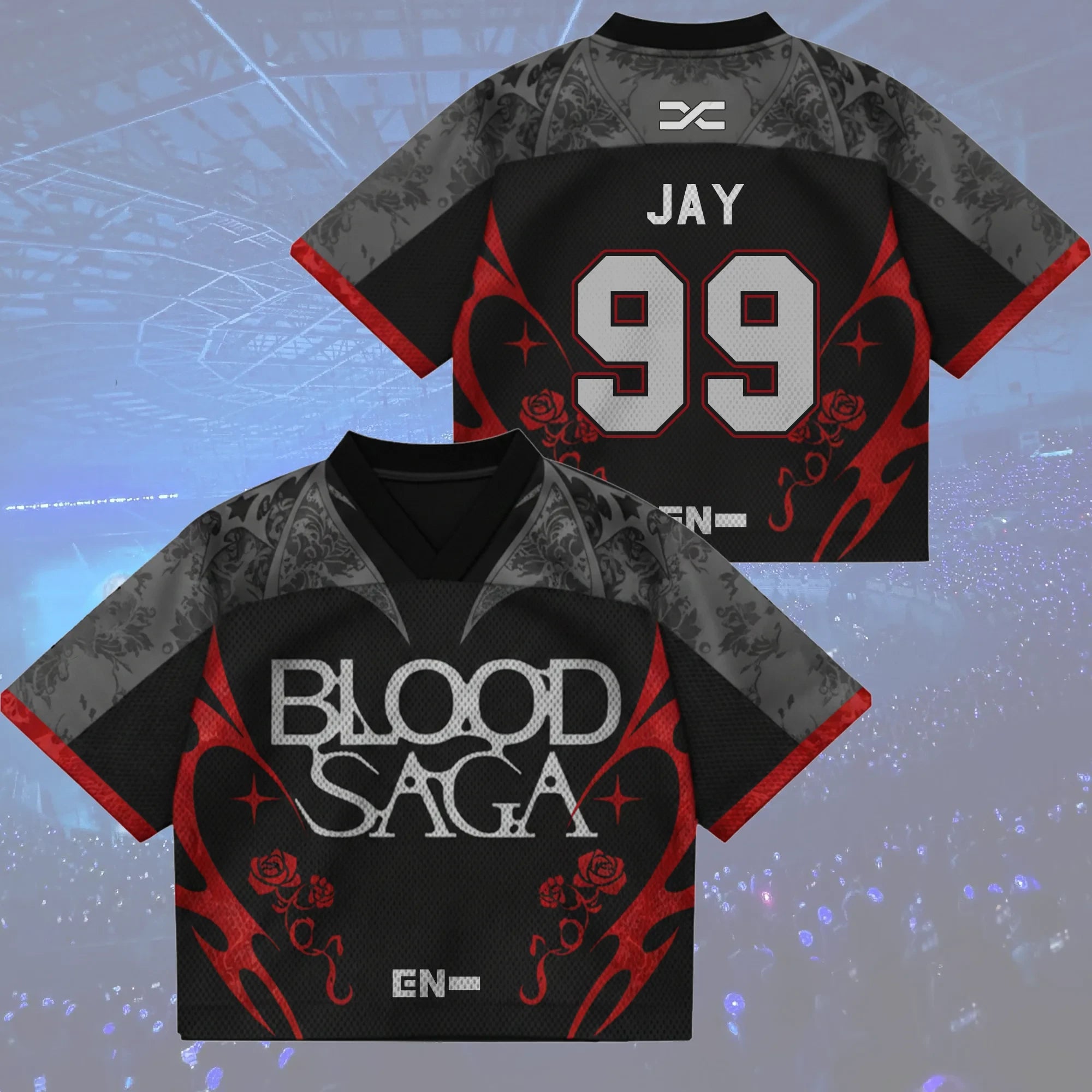 Jay #99 Enhypen Merch Blood Saga Enhypen World Tour Jersey Presents For Friends - Merchluma