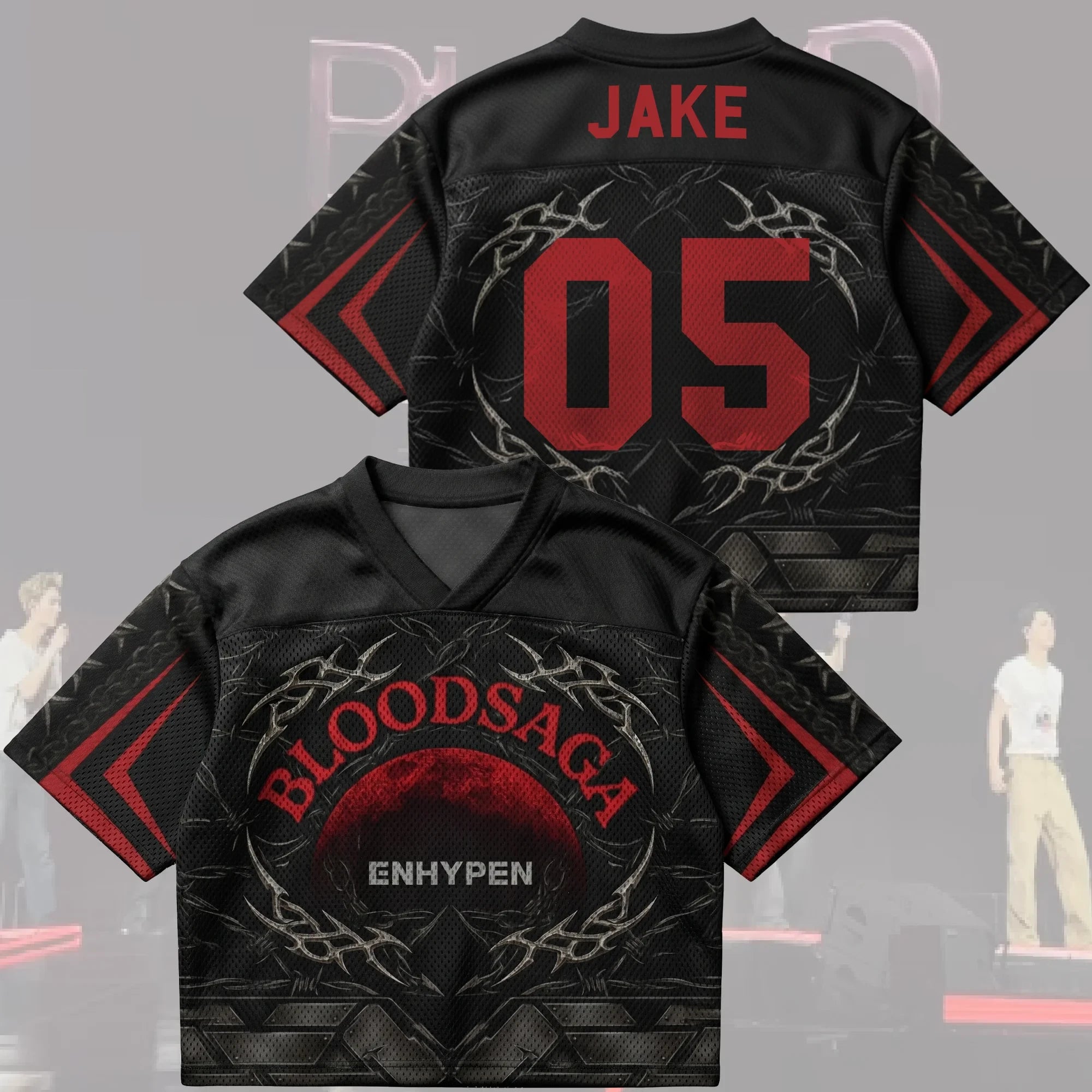 Knife Style Blood Saga Enhypen World Tour Jersey Enhypen Concert Merch 2026 Jay 05 Apparel - Merchluma