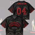 Knife Style Blood Saga Enhypen World Tour Jersey Enhypen Concert Merch 2026 Jungwon 04 Jersey - Merchluma