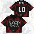 Ni-Ki #10 Enhypen Merch Vampire Heart Blood Saga Enhypen World Tour Jersey Music Fan Apparel - Merchluma