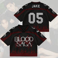 Scarlet Covenant Blood Saga Enhypen World Tour Jersey 05 Jake Enhypen Merch Gifts For Her - Merchluma