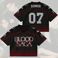 Scarlet Covenant Blood Saga Enhypen World Tour Jersey 07 Sunoo Enhypen Merch Gifts For Sister - Merchluma
