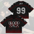 Scarlet Covenant Blood Saga Enhypen World Tour Jersey 99 Jay Enhypen Merch Gifts For Besties - Merchluma