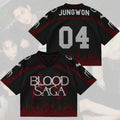 Scarlet Covenant Blood Saga Enhypen World Tour Jersey Jungwon 04 Enhypen Merch Gifts For Friend - Merchluma