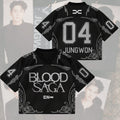 Shadow Duke Enhypen Blood Saga World Tour Jersey 04 Jungwon Enhypen Merch Gifts For Friends - Merchluma