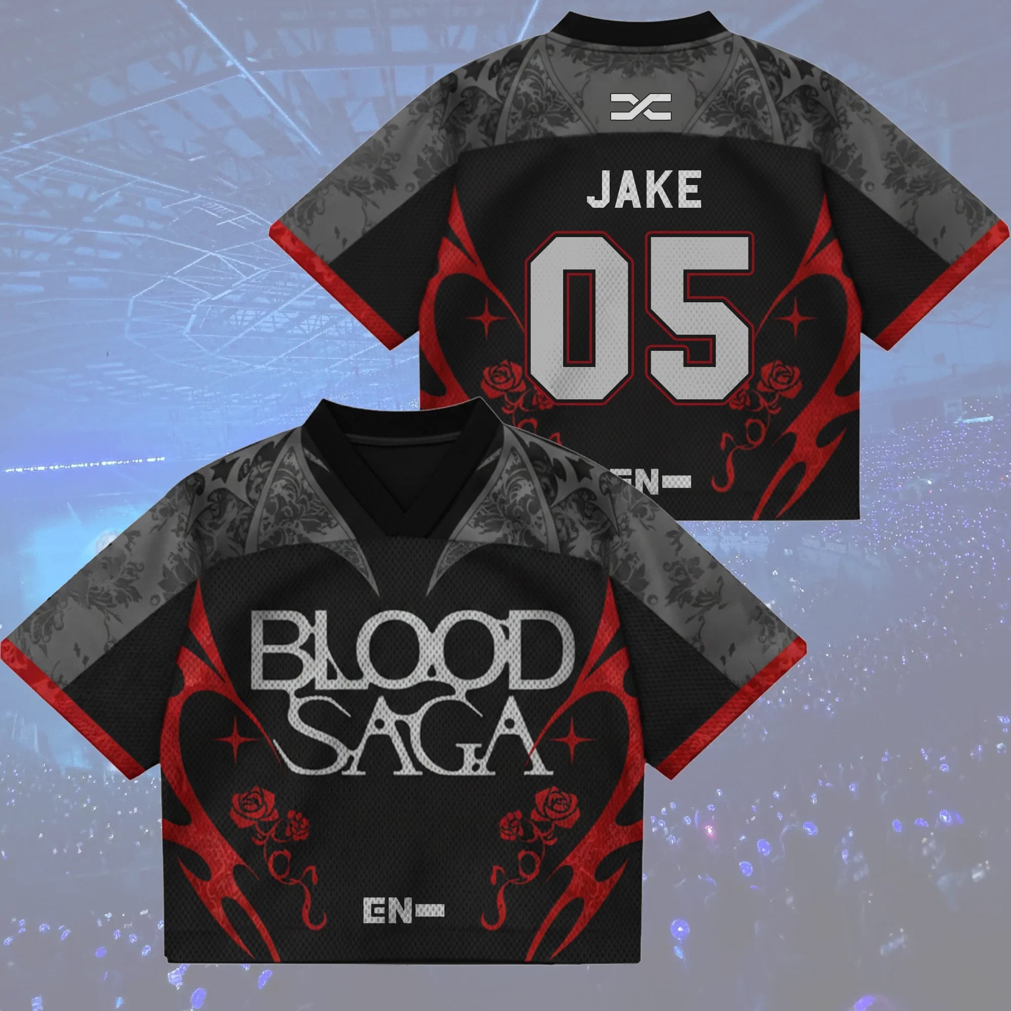Jake #05 Enhypen Merch Blood Saga Enhypen World Tour Jersey Gifts For Besties - Merchluma
