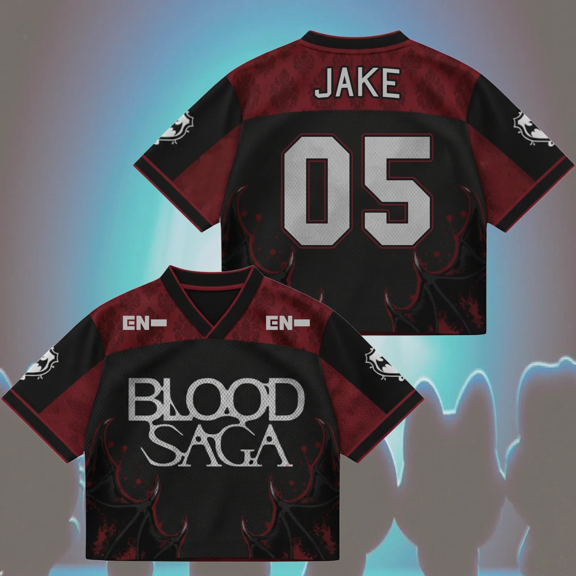 Jake #05 Enhypen Merch Blood Saga Enhypen World Tour Jersey Kpop Merch Gifts For Besties - Merchluma