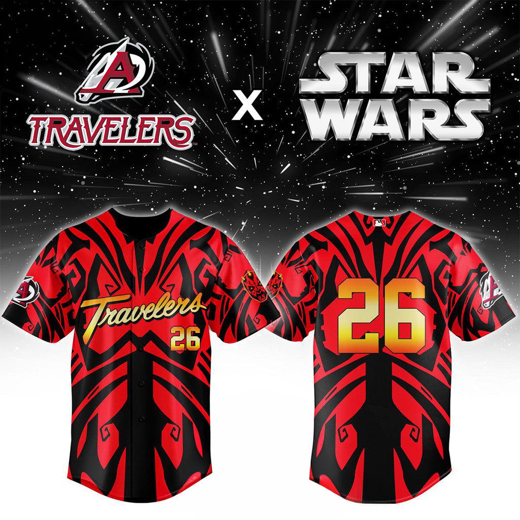 Arkansas Travelers 2026 Star Wars Night Game Jersey Arkansas Travelers Merch Husband Gifts - Merchluma