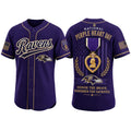 Baltimore Ravens 2026 Purple Heart Day Baseball Jersey Baltimore Ravens Merch Gift For Military - Merchluma