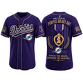 Miami Dolphins 2026 Purple Heart Day Baseball Jersey Miami Dolphins Merch Military Gift Ideas - Merchluma