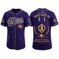 San Francisco 49ers 2026 Purple Heart Day Baseball Jersey SF 49ers Merch Gift For Football Fan - Merchluma