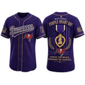 Tampa Bay Buccaneers 2026 Purple Heart Day Baseball Jersey Buccaneers Merch Military Gifts - Merchluma